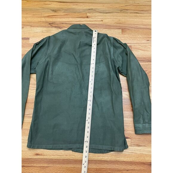 U.S Army Uniform Men's Green Shirt 67th Battlefield Surveillance Brigade Slayden - Picture 9 of 10